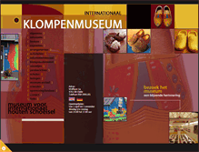 Tablet Screenshot of klompenmuseum.nl